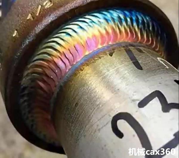 魚鱗焊是焊接的一種工藝方法，這個(gè)魚鱗焊太漂亮了【有圖】