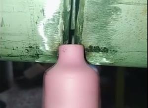 擠壓折把點送絲方式不銹鋼管氬弧焊打底